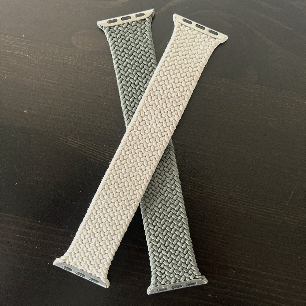 White Apple Watch Braided Solo Loop